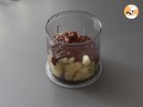 Schoko-Birnen-Fudge, ein super einfaches Dessert mit nur 2 Zutaten! - Zubereitung Schritt 3