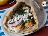 Gyros mit Lachs, das perfekte griechische Fischsandwich für den Sommer! - Zubereitung Schritt 7