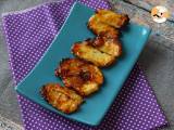 Honig-Halloumi mit Air Fryer gegrillt - Zubereitung Schritt 4