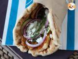 Gyros mit Halloumi, das griechische Sandwich in einer vegetarischen Version! - Zubereitung Schritt 10