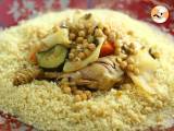 Traditionelles marokkanisches Couscous mit Huhn - Zubereitung Schritt 11