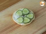 Vegetarischer Bagel - Zubereitung Schritt 2