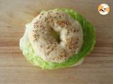 Vegetarischer Bagel - Zubereitung Schritt 4