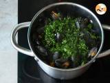 Moules marinières, ein einfaches und köstliches Rezept - Zubereitung Schritt 4