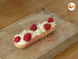 Eclairs mit Pistaziencreme und Himbeeren - Zubereitung Schritt 16