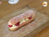 Eclairs mit Pistaziencreme und Himbeeren - Zubereitung Schritt 17