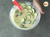 Zucchini-Clafoutis mit Ziegenkäse - Zubereitung Schritt 2