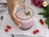 Veganer Milchshake mit Himbeeren und Minze - Zubereitung Schritt 3