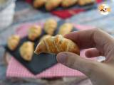 Blätterteigcroissants mit Schinken und Frischkäse - Zubereitung Schritt 6