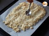 Vegetarische Gläser: Erbsencreme, Parmesanstreusel und Mascarponecreme - Zubereitung Schritt 2