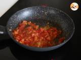 Patacones, kolumbianischer Kochbananentoast mit Guacamole und Tomaten - Zubereitung Schritt 5