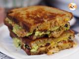 Amerikanisches Grilled-Cheese-Sandwich: Huhn, Avocado, Speck - Zubereitung Schritt 11