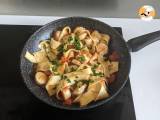 Pasta mit Jakobsmuscheln, ein eleganter erster Gang mit Meeresfrüchten - Zubereitung Schritt 6