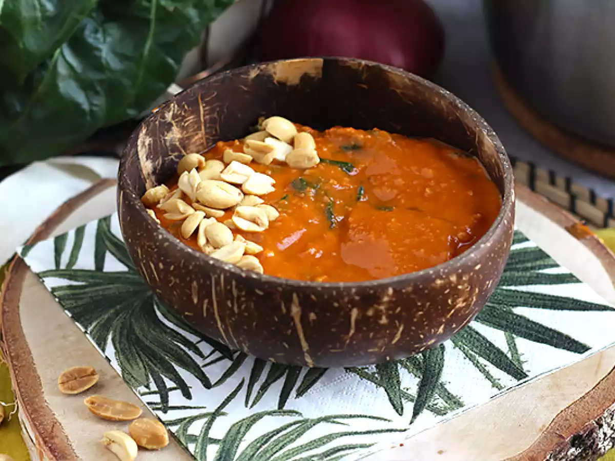 Afrikanische Suppe: Tomate, Erdnuss und Mangold – Afrikanische Erdnusssuppe - foto 5