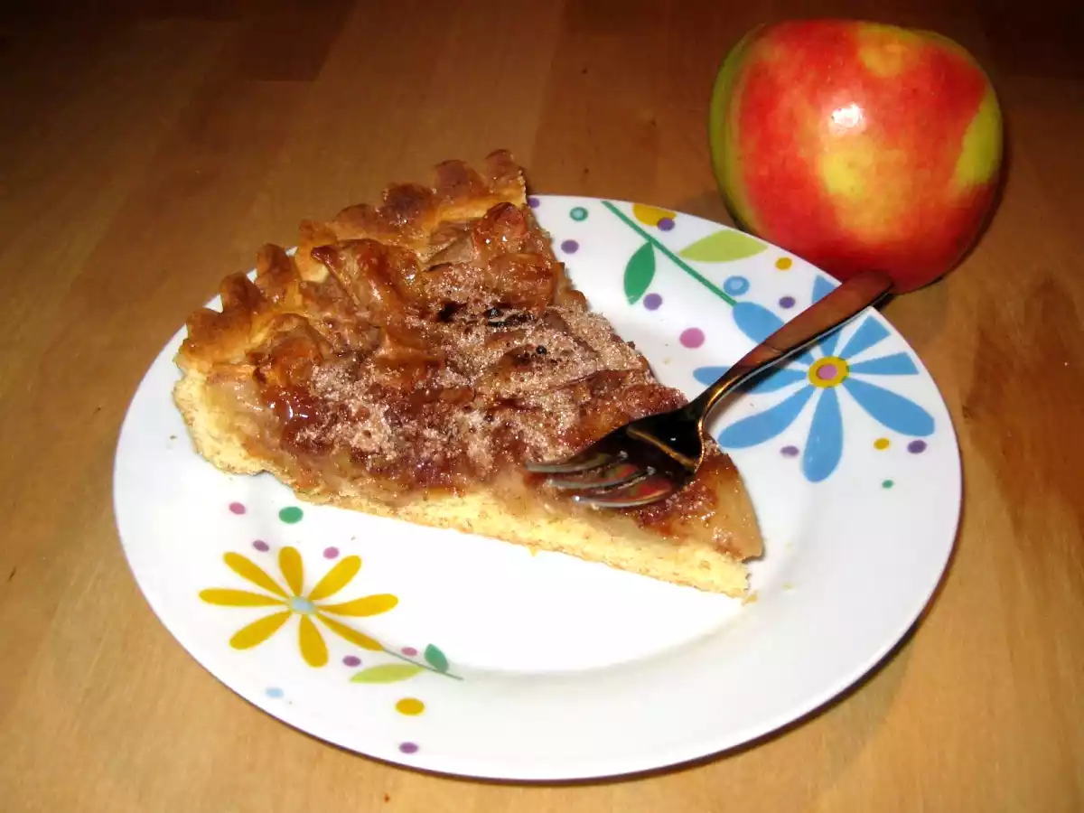 Almond Apple Pie | Mandel-Apfelkuchen - foto 2