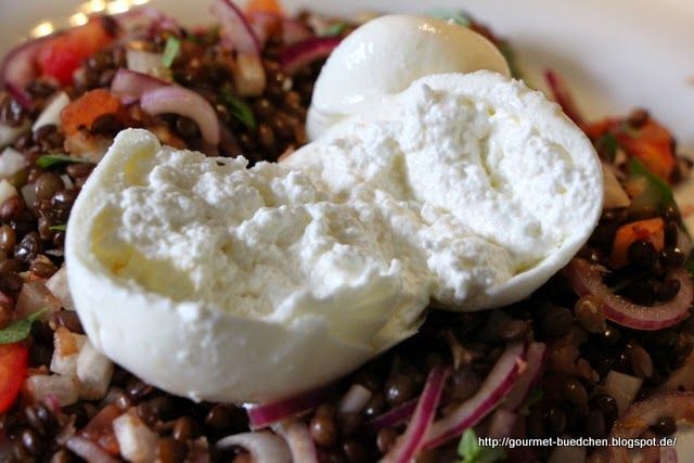 Burrata, die woche fängt mit käse an… - Rezept Petitchef