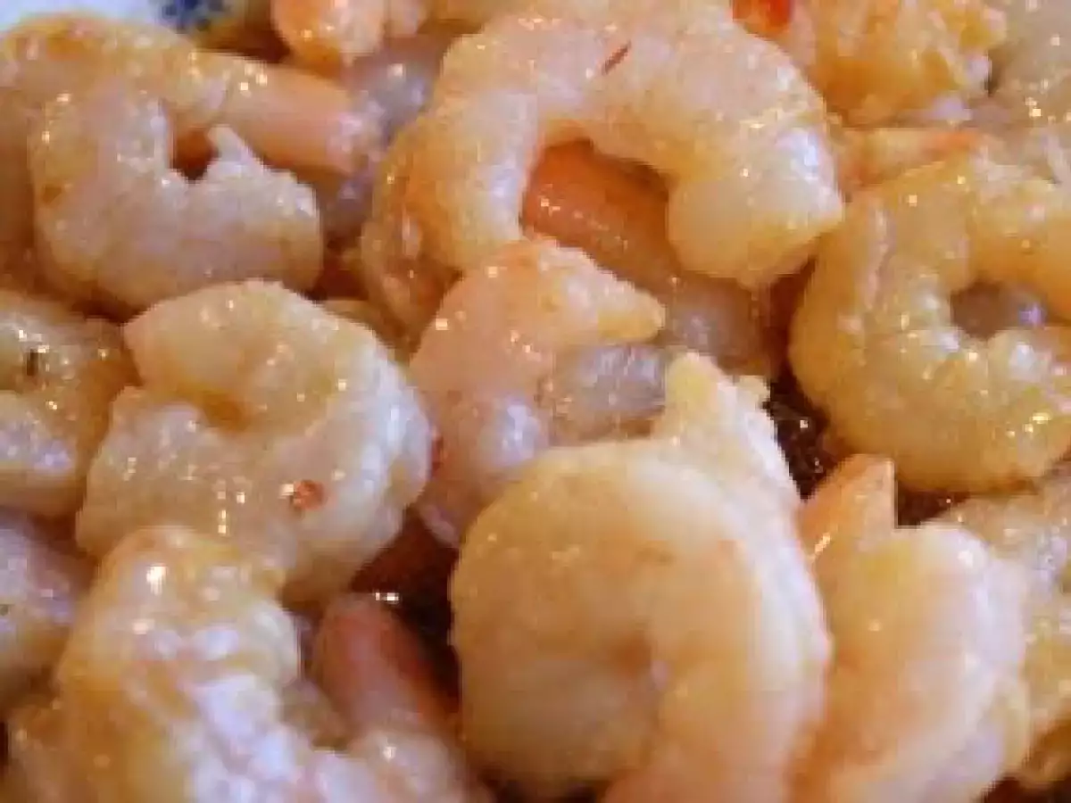 Butternusskürbissuppe mit Kokosmilch und Garnelenspiess - foto 2