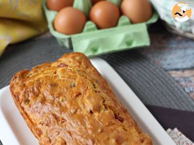 Cake mit Schinken, Oliven und getrockneten Tomaten mit Skyr - foto 6