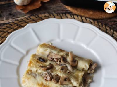 Cannelloni mit Champignons und Wurst - foto 4