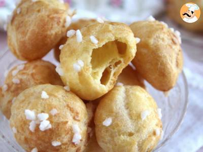 Chouquettes, Brandteig mit Perlzucker - foto 6