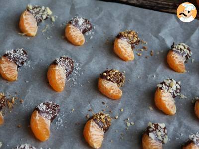 Clementinen mit Schokolade: das frische und leckere Express-Dessert!