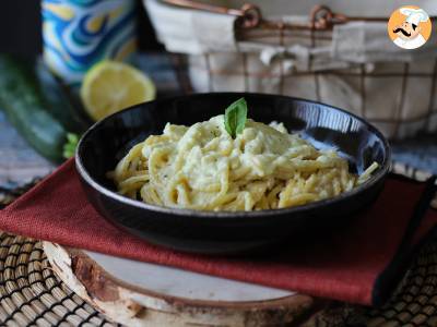 Cremige Nudeln mit Zucchini und griechischem Joghurt - foto 4