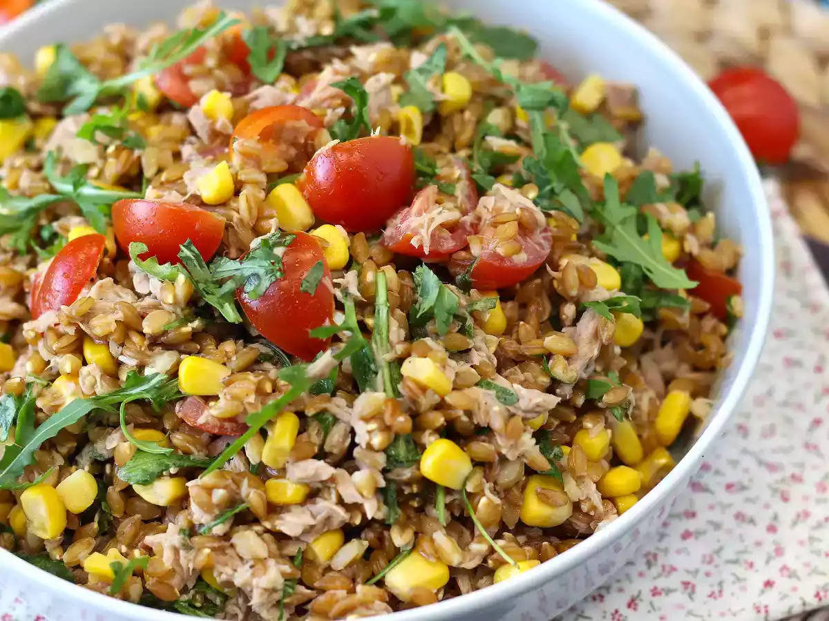 Dinkel-Thunfisch-Salat: leicht, lecker und ein perfektes Ganzjahresrezept - foto 6