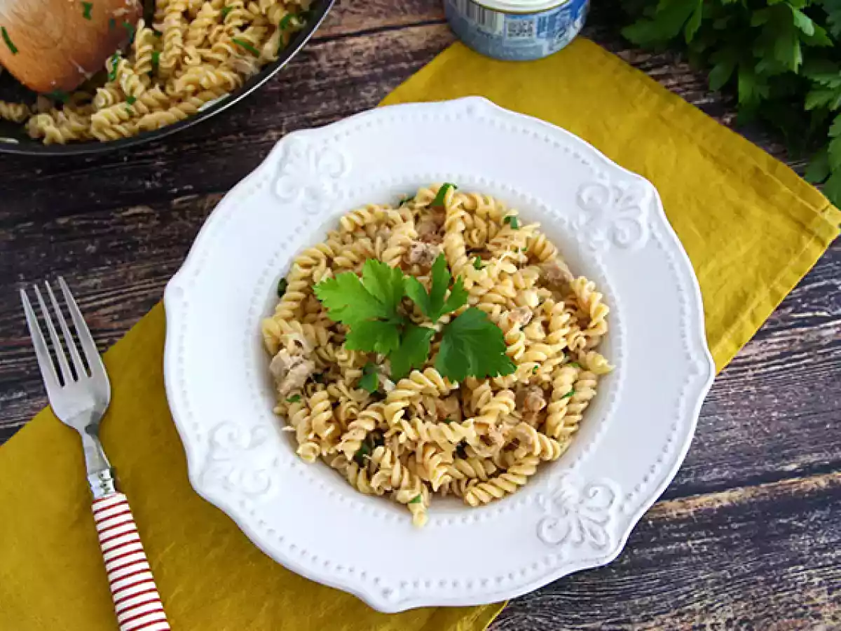 Einfache Thunfischnudeln - foto 4