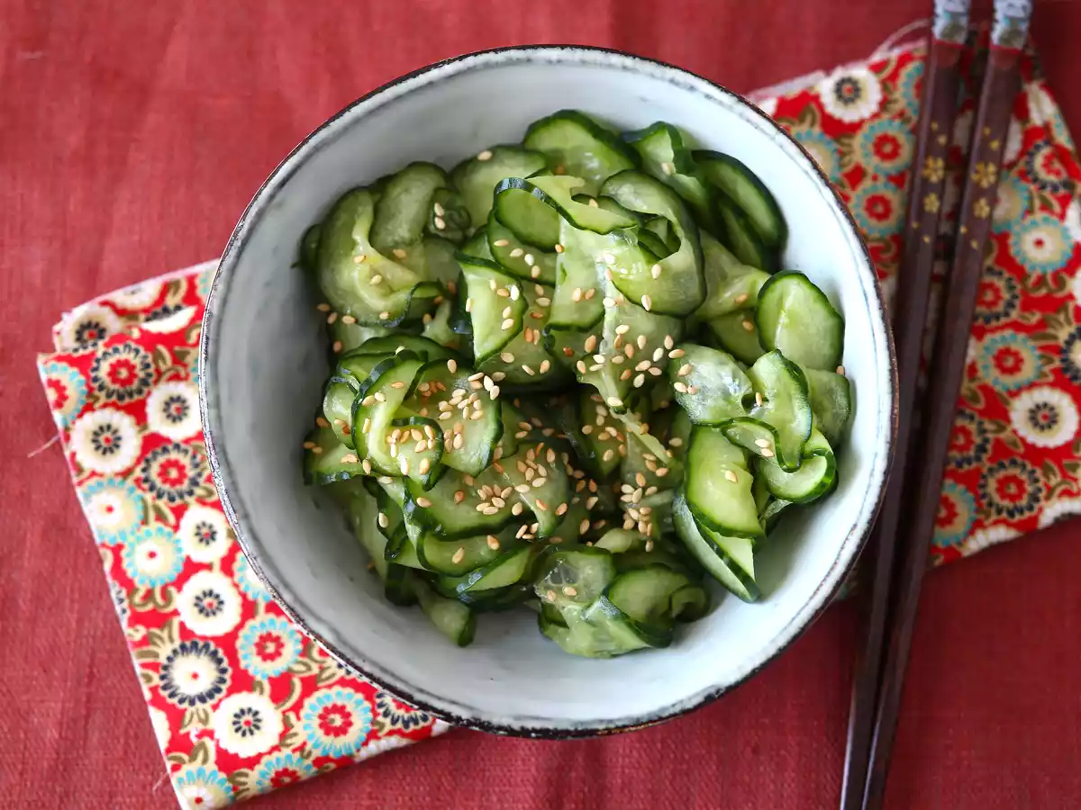 Eingelegter Gurkensalat auf japanische Art - foto 3