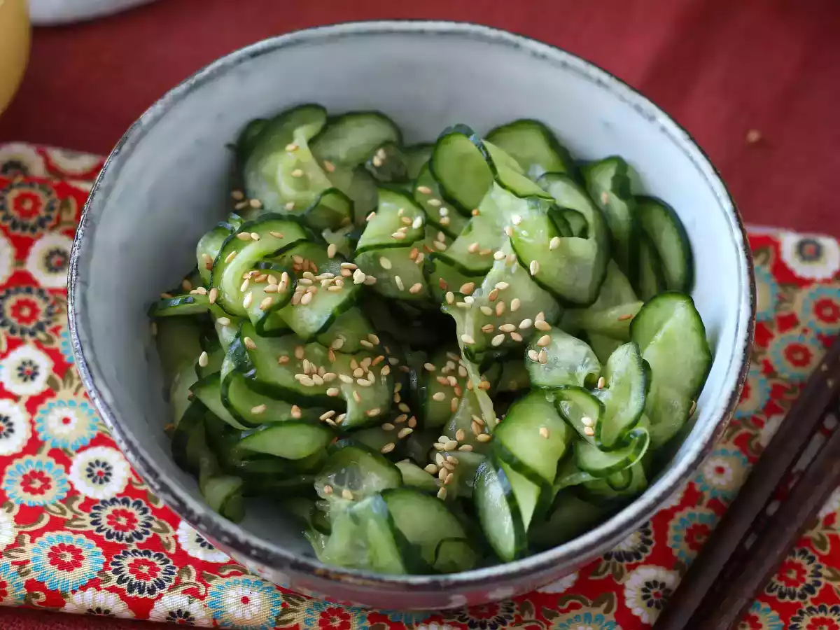 Eingelegter Gurkensalat auf japanische Art - foto 5