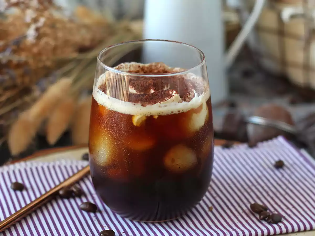 Eiskaffee mit Tiramisu-Geschmack