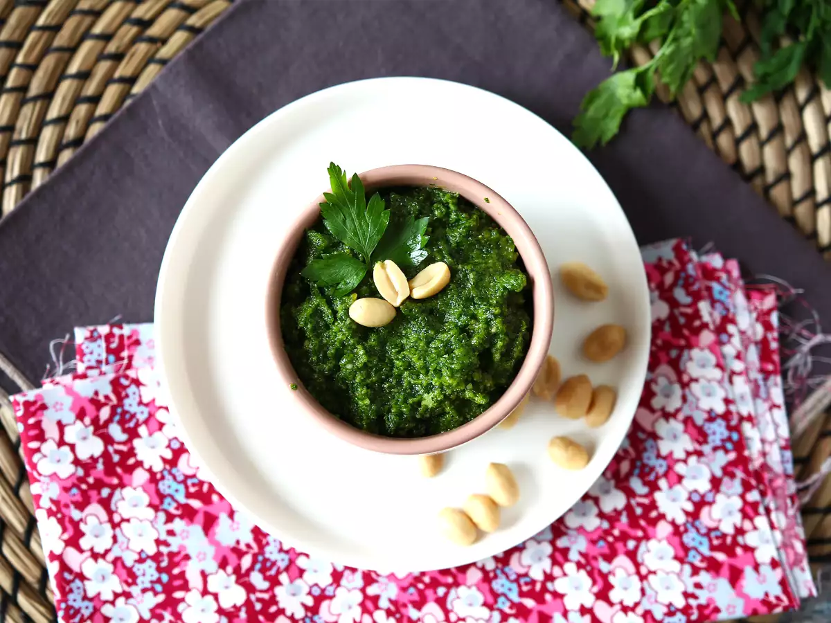 Erdnuss-Petersilien-Pesto - foto 4