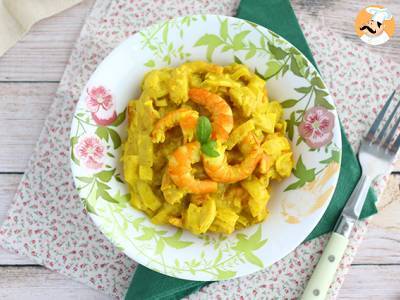 Express-Garnelencurry mit Kokosmilch