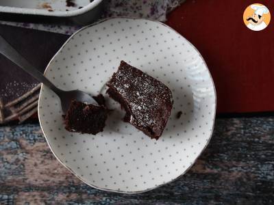 EXTRA schmelzender Schokoladenkuchen mit Kastaniencreme mit nur 4 Zutaten - foto 3