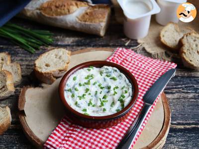 Frischer Faux-Mage Knoblauch und Kräuter (der vegane Käse auf Sojabasis!) - foto 4