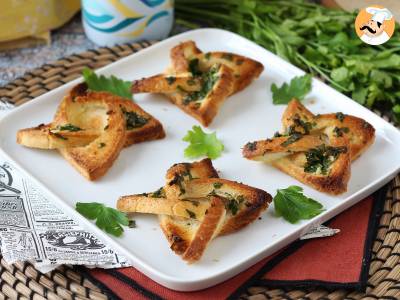 Garlic bread Sternchenart mit Toastbrot - foto 2