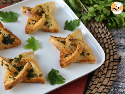 Garlic bread Sternchenart mit Toastbrot - foto 4