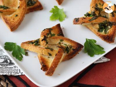 Garlic bread Sternchenart mit Toastbrot - foto 5