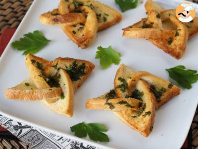 Garlic bread Sternchenart mit Toastbrot - foto 6