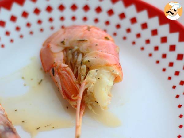 Gebackene Gambas mit Knoblauch und Kräutern - foto 4