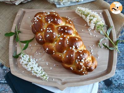 Geflochtene Brioches mit 8 Strängen