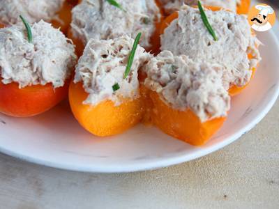 Gefüllte Aprikosen mit Thunfisch und Rosmarin - foto 3