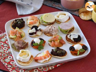 Gefüllte Blini-Platte, der abwechslungsreiche und perfekte Aperitif für die Feiertage - foto 3