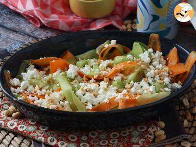 Gemüse-Tagliatelle-Salat mit Erdnussdressing - foto 3