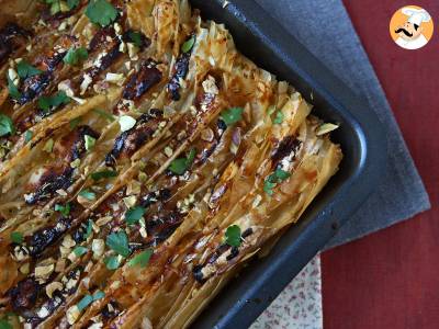 Gesalzener Crinkle Cake mit Ziegenkäse und Honig - foto 3