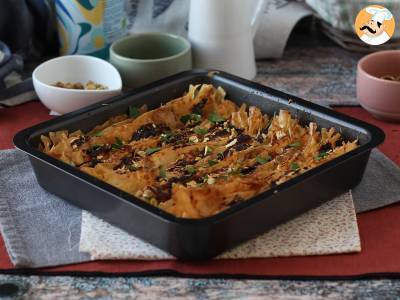 Gesalzener Crinkle Cake mit Ziegenkäse und Honig - foto 5