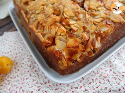 Gestürzter Kuchen mit Mirabellen und Mandeln - foto 3