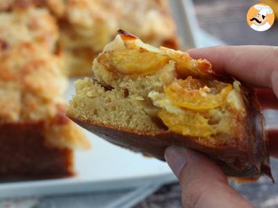 Gestürzter Kuchen mit Mirabellen und Mandeln - foto 4