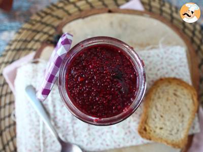 Gesunde Marmelade mit Beeren und Chiasamen - foto 4