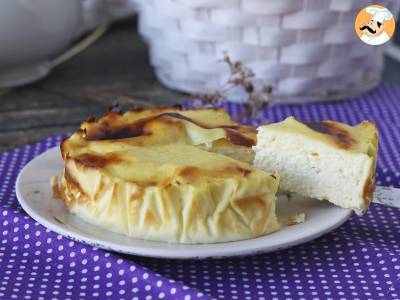 Gesunder Käsekuchen in der Heißluftfritteuse